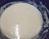 A picture of step 2 of Makai dhokla.