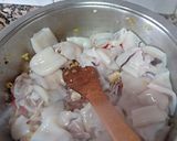 Foto del paso 9 de la receta Arroz con chipirones, lomo de cerdo y gambones