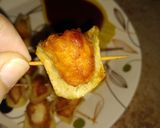 A picture of step 9 of Butter Fly chicken bites.