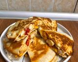 Pas rețetă Quesadilla cu pui și legume 6 fotografie