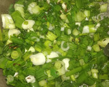 A picture of step 3 of Alo ka bhurta.