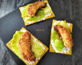 Foto del paso 5 de la receta: Cracker de melón a la plancha con gambón crujiente al teriyaki