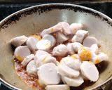 A picture of step 6 of MASALA ARBI with COCONUT MILK.