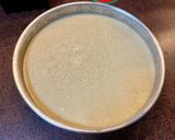 A picture of step 5 of Basbousa Mix Cake 🥰.
