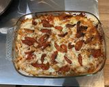A picture of step 10 of Chicken and Mushroom Pasta Bake.