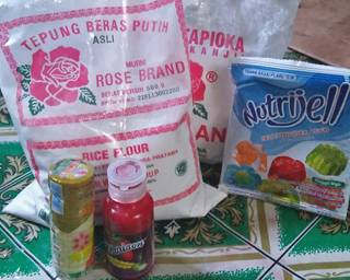 Cendol Black Pink - Step 1