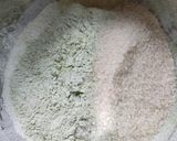 Foto langkah ke 1 dari resep Muffin Matcha Almond.