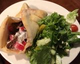 A picture of step 6 of Chicken pita.