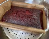 Foto langkah ke 8 dari resep Red Velvet tanpa Terigu (No Mixer, bisa Oven/Kukus).