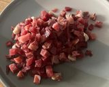 Foto del paso 5 de la receta: Salsa Boloñesa con calabacín, jamón serrano y aceitunas negras !!!!