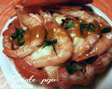 Foto del paso 22 de la receta Tomate relleno de gambas y mozarella