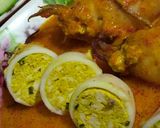 Foto langkah ke 6 dari resep Cumi isi Tahu Telur bumbu Kalio.
