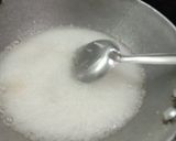 A picture of step 2 of Suji and Besan Barfi.