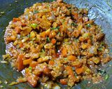 A picture of step 5 of Lauki ke Gatte.