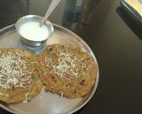 A picture of step 3 of मटर पनीर पराठा.