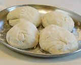 A picture of step 2 of CHEESY MULTI GRAIN FLAT BREAD/NAAN.