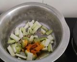 A picture of step 2 of Turiya nu shaak.