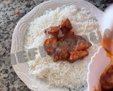 A picture of step 8 of Singaporian Rice.