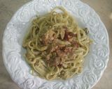 Φωτογραφία βήματος 11 της συνταγής Spaghetti με τόνο, λιαστή ντομάτα και σάλτσα αβοκάντο