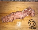 Hagymás szűzérme krumplival recept fázis 1 fotója