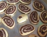 A picture of step 11 of Choco vanilla pinwheel.