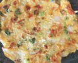 A picture of step 4 of Aloo Chilla 😋.