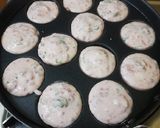 A picture of step 7 of Walnut, Paneer and Cheese stuffed Paddu.
