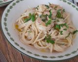 Foto del paso 5 de la receta: Spaghetti con puerro y langostinos