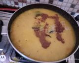 A picture of step 2 of Masoor dal tangy.