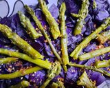 Foto del paso 5 de la receta: Espárragos y col morada en ensalada