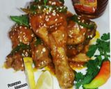 A picture of step 3 of Honey chicken.