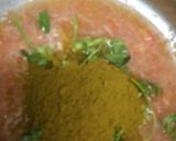 A picture of step 3 of Rabbit fish curry / safi fish.