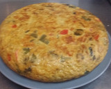 Foto del paso 4 de la receta: Tortilla de Pisto. (verduras asadas)