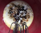 A picture of step 1 of Glazed walnut raisin Cake.