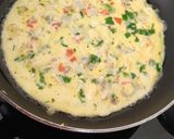 A picture of step 4 of Vegetable & Cheese Omelette.