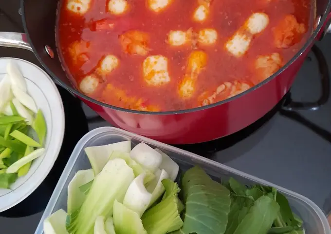 Langkah-langkah untuk membuat Cara membuat Suki Rumahan