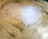 A picture of step 1 of Crockpot Chicken & gravy & mashed potatoes on Texas bread.