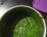 Spinach mutter puri recipe step 1 photo
