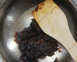 A picture of step 1 of Stuffed Dates in ganache.