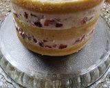 Foto del paso 12 de la receta: 💍 Torta de frutillas a la crema con drip de chocolate - Naked strawberry drip cake de Aniversario💍
