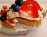 Une image de l'étape 4 de Pancake aux fruits façon tarte.