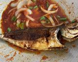 Gambar langkah 7 resipi Ikan Cencaru Sambal.