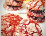 Foto langkah ke 9 dari resep Red Velvet Crinkle Cookies.