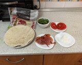 Foto del paso 1 de la receta: Piadinas con jamón serrano