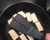A picture of step 9 of Easy Mango Tofu Red Thai curry.