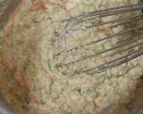 A picture of step 2 of Healthy Moongdal Appe with veggies.