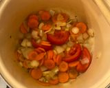 Ördögszekér gombás bableves recept fázis 3 fotója