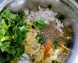A picture of step 2 of Chana Dal Vada.
