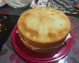 Gambar langkah 6 resipi Snow cheese cake.