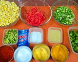 A picture of step 1 of Green Garlic Mix Dal Dhokla.